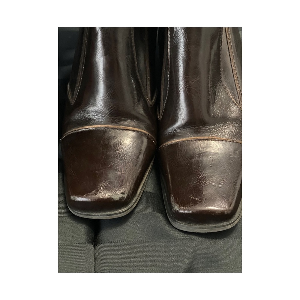 Franco Sarto Brown Leather Boots. - Picture 4 of 6